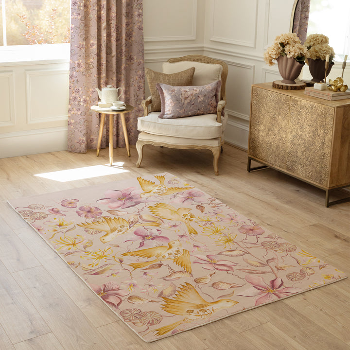 FLOELLA PRIMROSE 150X220 RUG MAUVE