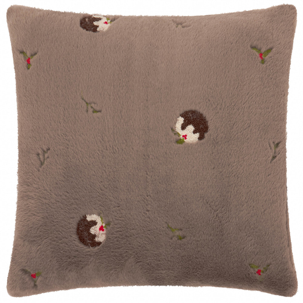 Festive Puddings 45x45 Cushion Case Mocha - image 2