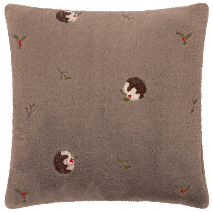 Festive Puddings 45x45 Cushion Case Mocha - image 2