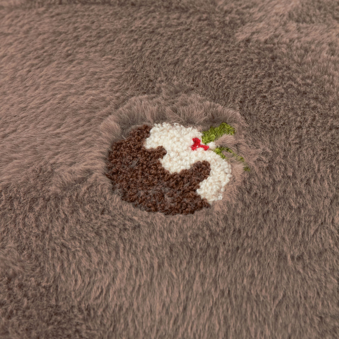 Festive Puddings 45x45 Cushion Case Mocha - image 4