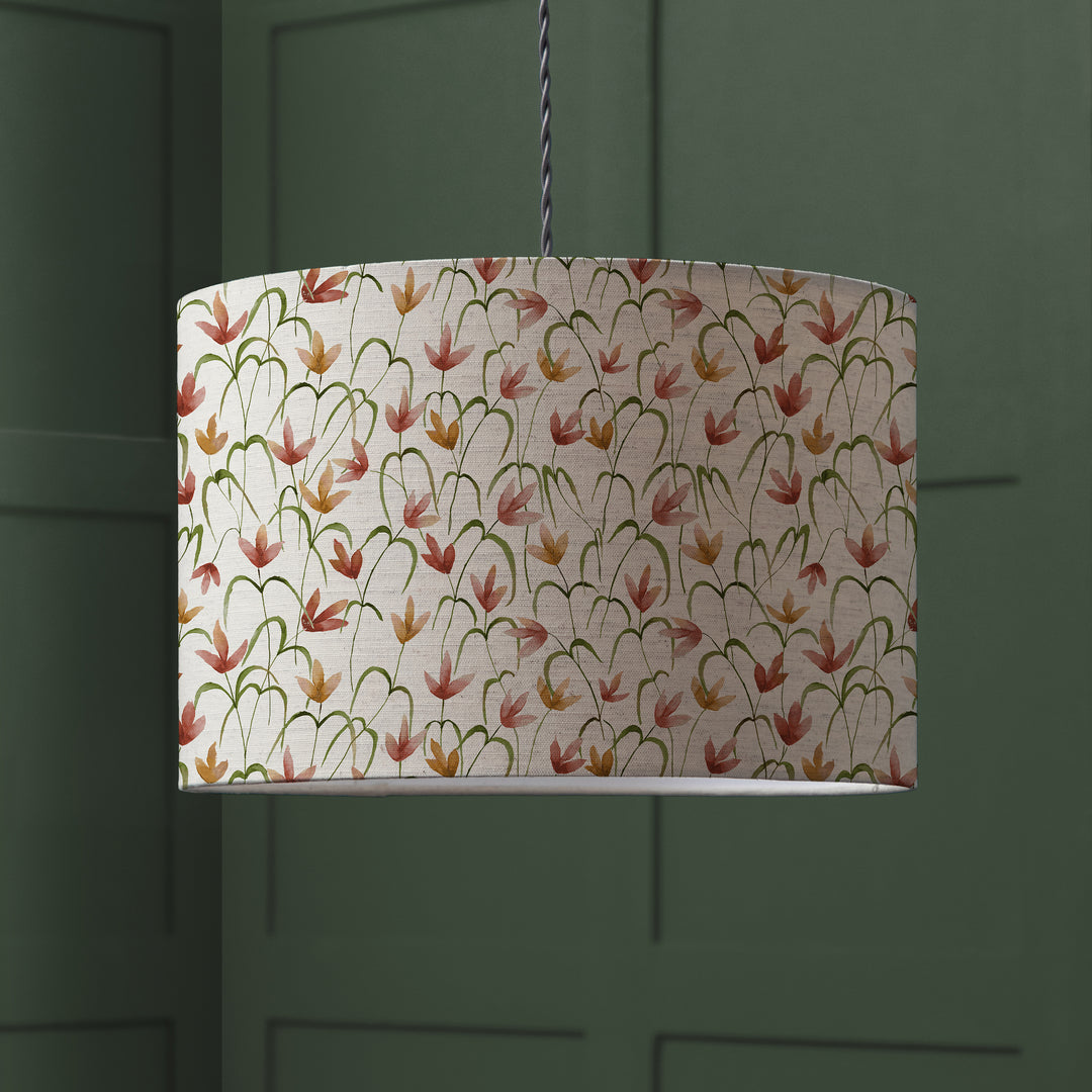 FRESIA LINEN EVA 30CM LAMPSHADE ORANGE