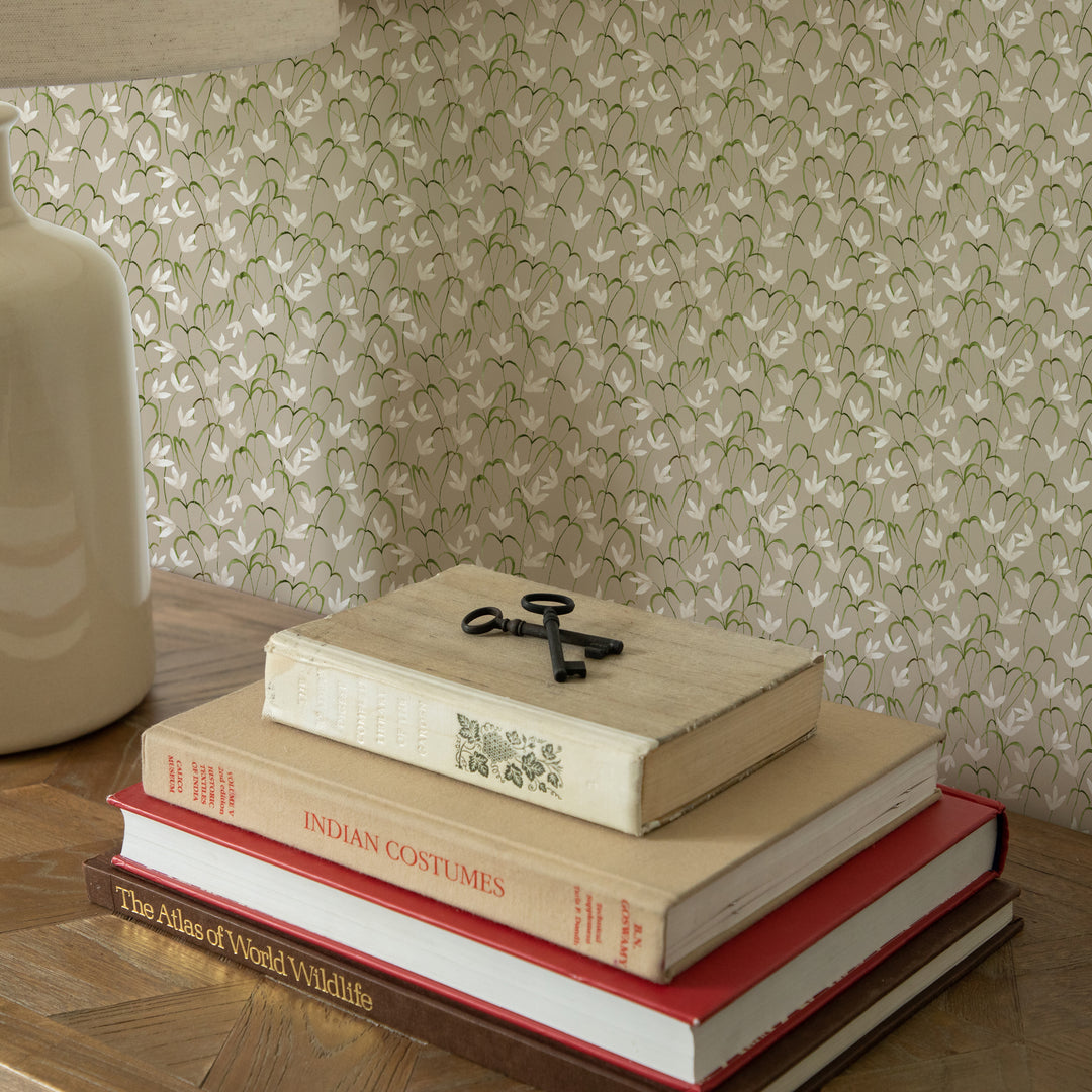 Fresia Wallpaper Stone