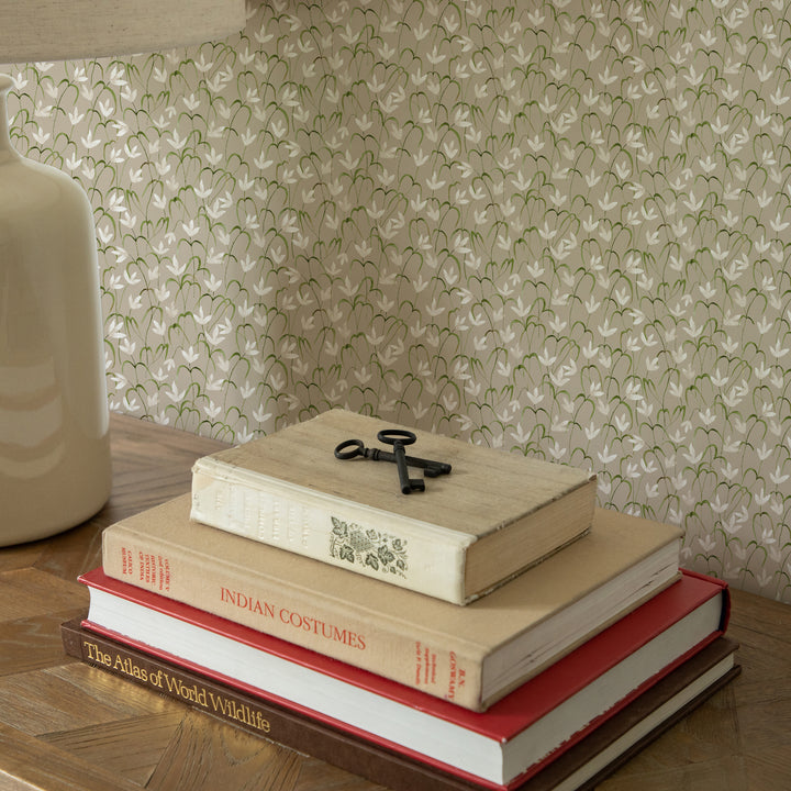 Fresia Wallpaper Stone