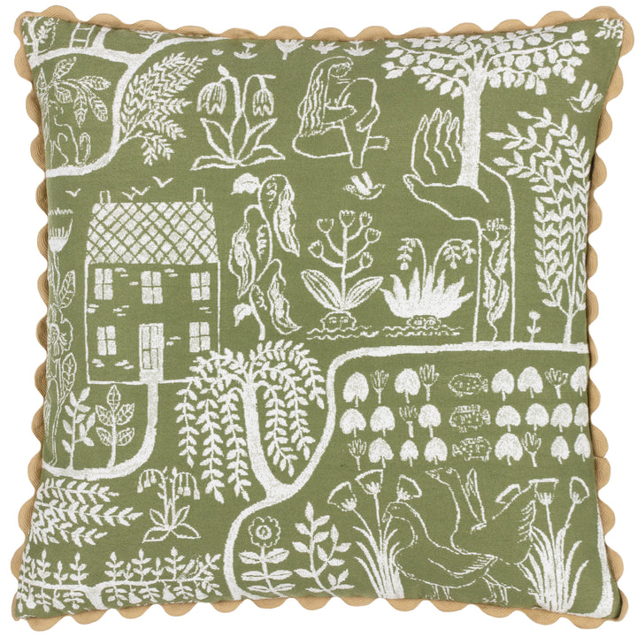 FRIDA 45X45 CUSHION CASE MOSS