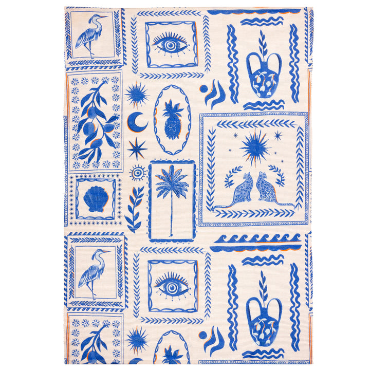 FRIEZE 120X170 OUTDOOR RUG BLUE