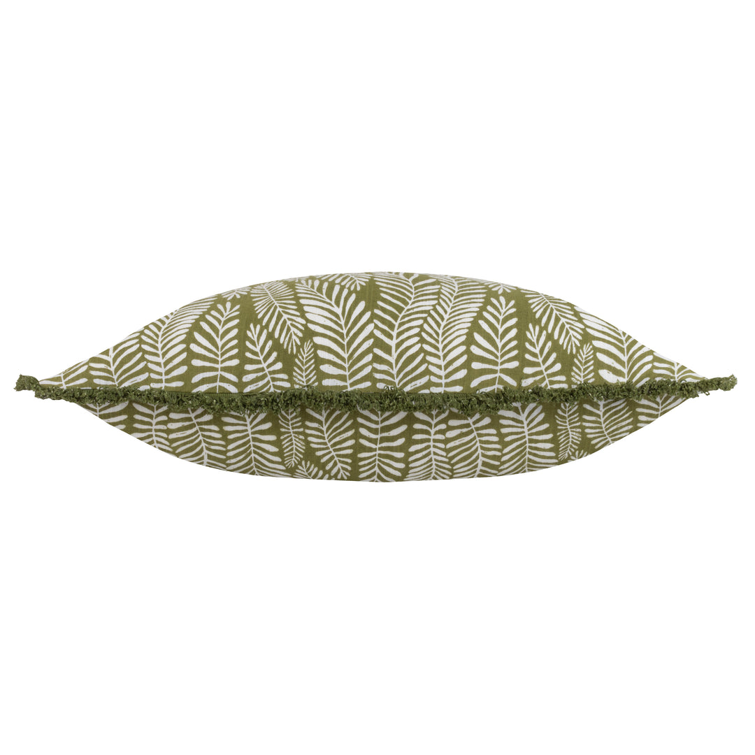 FROND 40X60 CUSHION CASE OLIVE