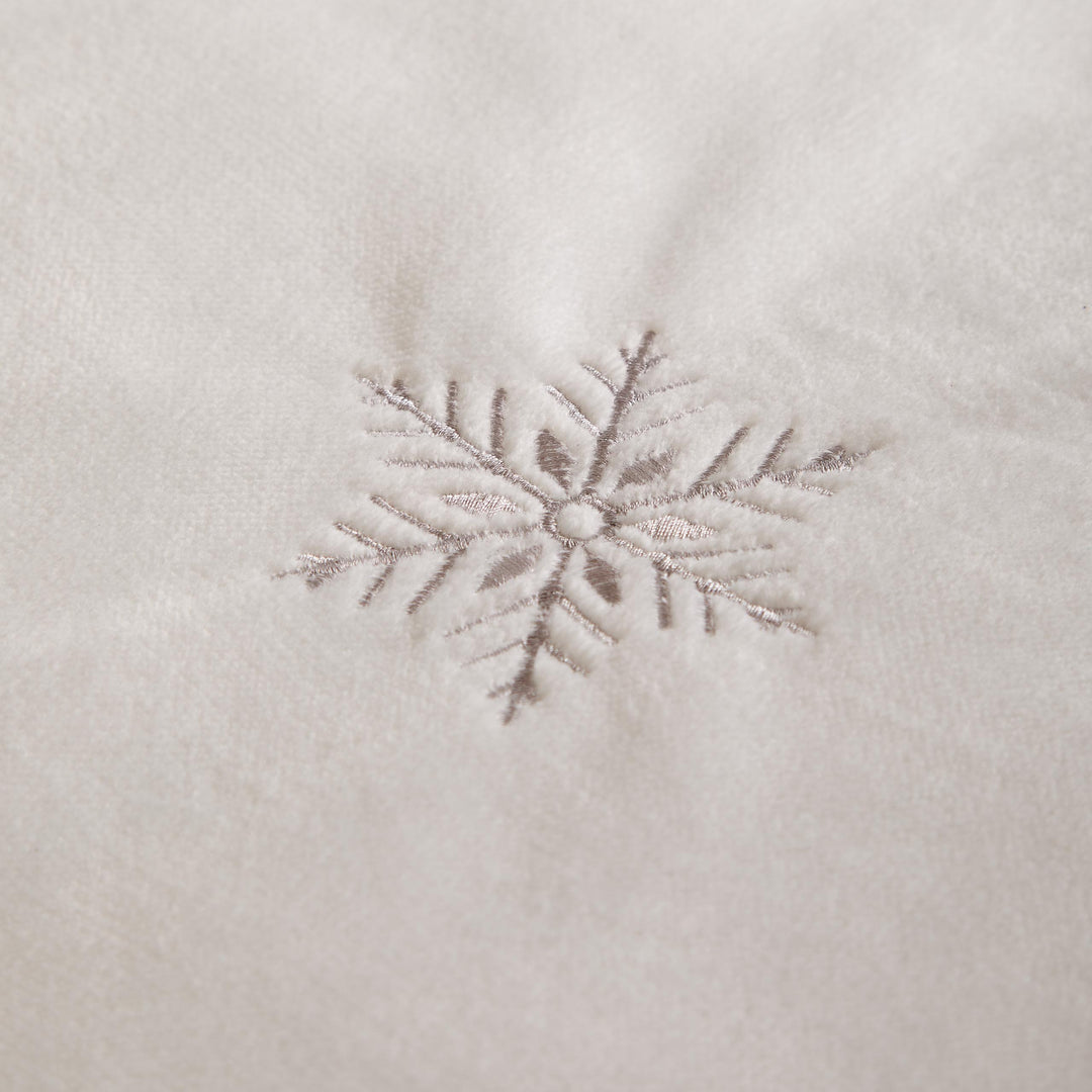 Frosted Snowflake Double Duvet Set White - image 3