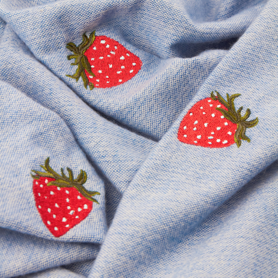 Fruits 130x180 Throw Berry Sweet Blue - image 3