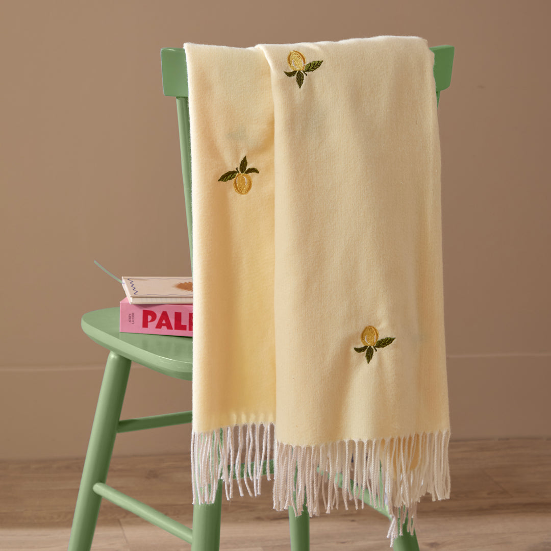 Fruits 130x180 Throw Zesty Lemon