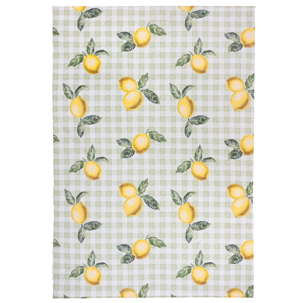 Fruits Lemons 120x170 Outdoor Rug Sage - image 2