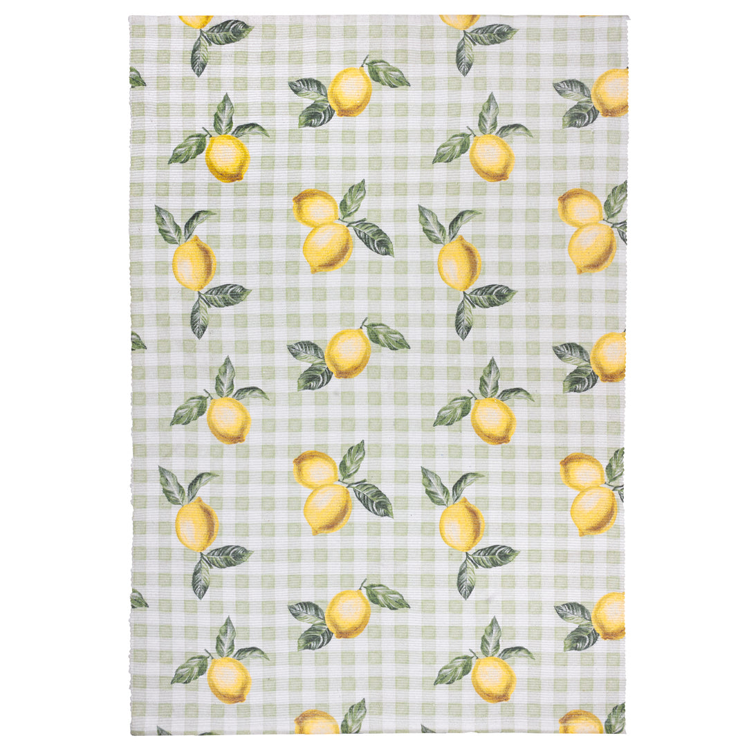 Fruits Lemons 120x170 Outdoor Rug Sage - image 2