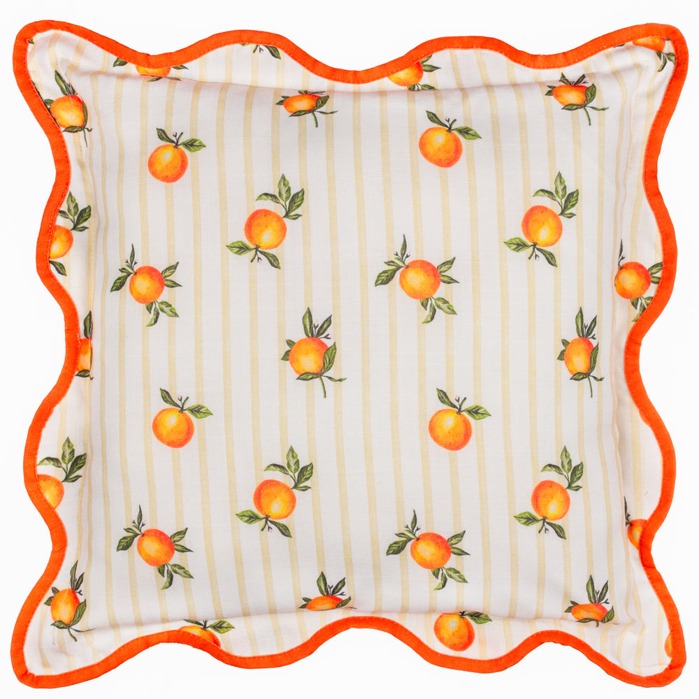 Fruits Oranges 45x45 Outdoor Cushion Case Yellow - image 2