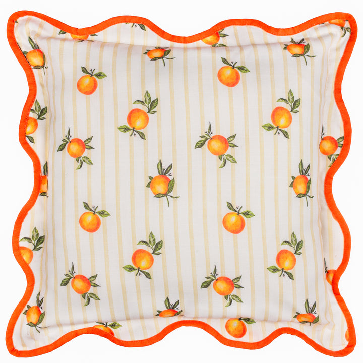 Fruits Oranges 45x45 Outdoor Cushion Case Yellow - image 2