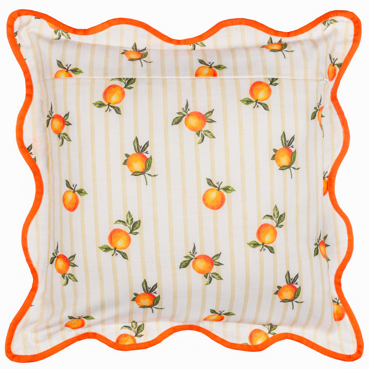 Fruits Oranges 45x45 Outdoor Cushion Case Yellow - image 3