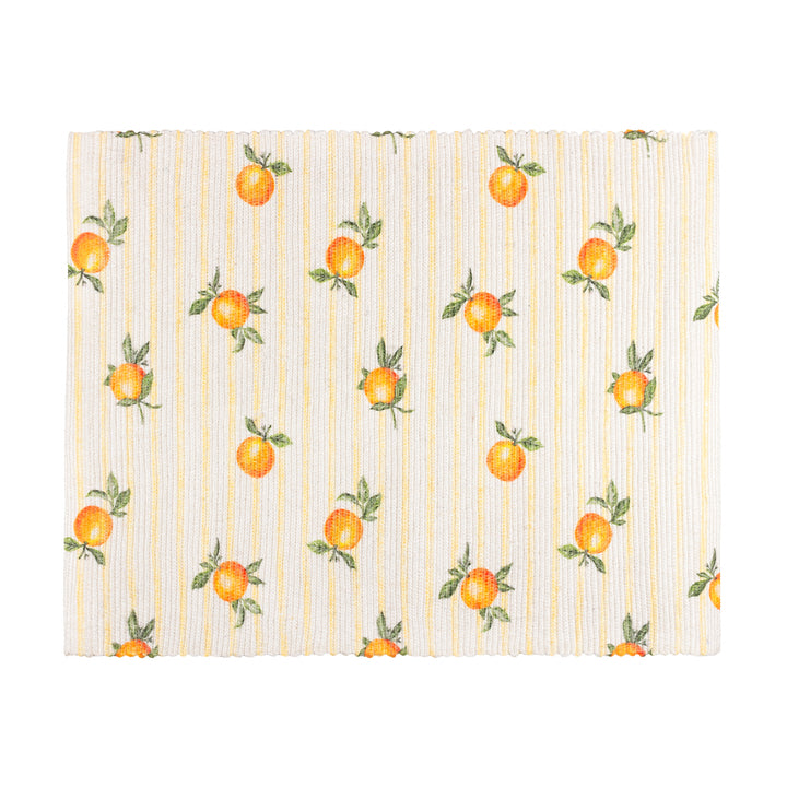Fruits Oranges Set Of 4 Placemats Yellow - image 3