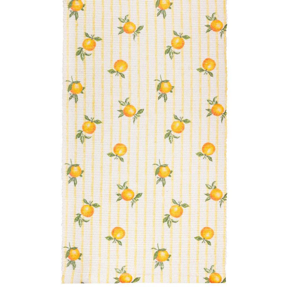 Fruits Oranges 220x35 Table Runner Yellow - image 2