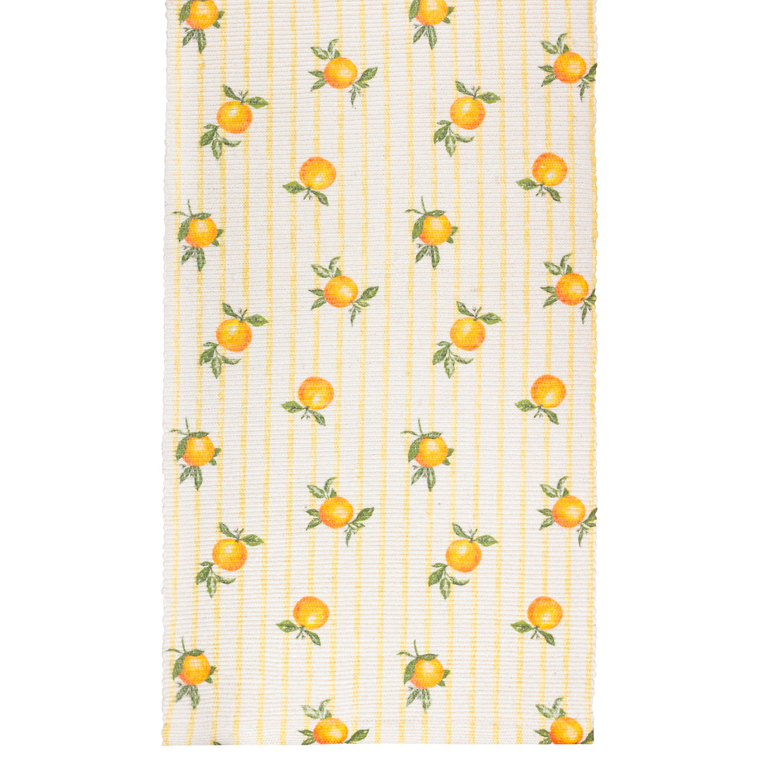 Fruits Oranges 220x35 Table Runner Yellow - image 2