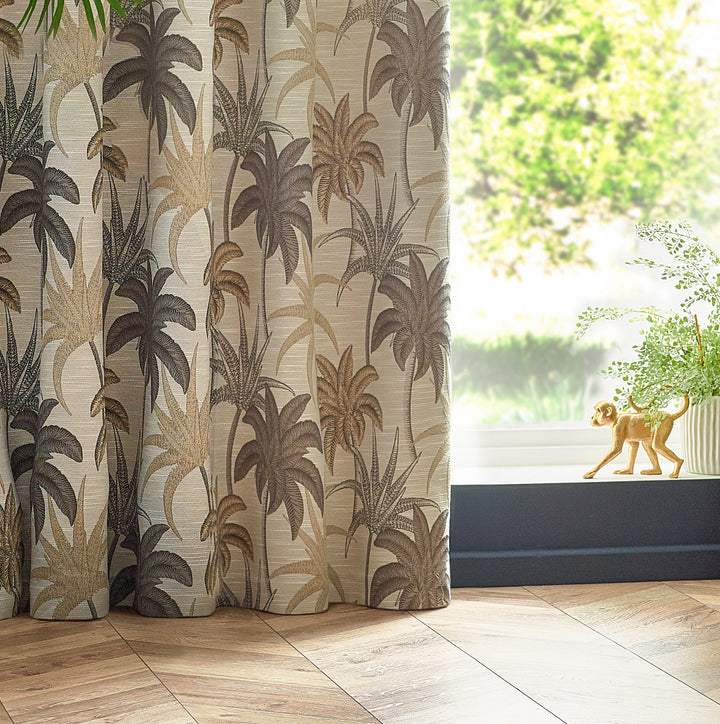 GALAPAGOS 167X228 EYELET CURTAINS NATURAL