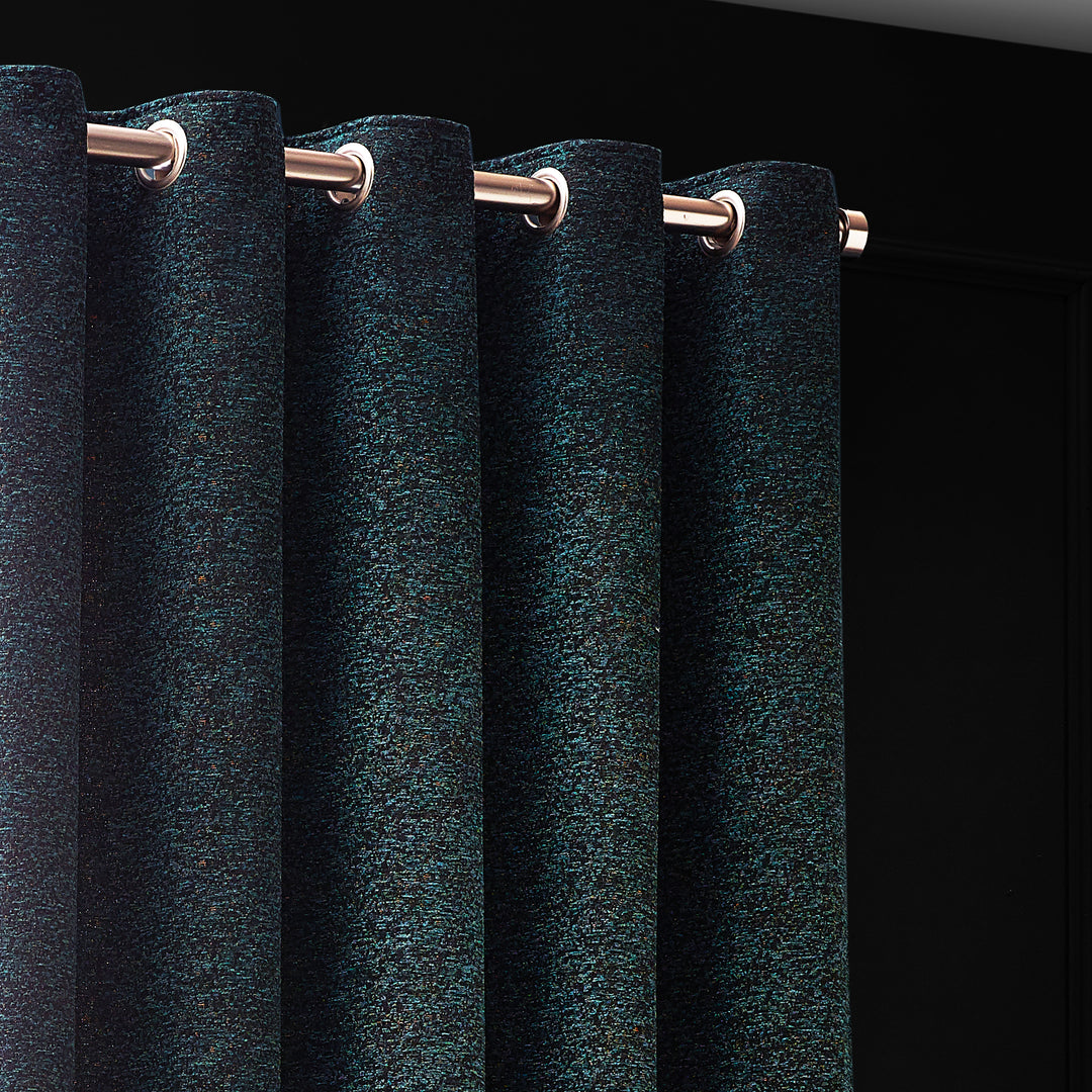 GALAXY 229X137 EYELET CURTAIN EMERALD