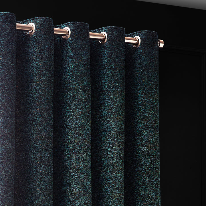 GALAXY 229X137 EYELET CURTAIN EMERALD