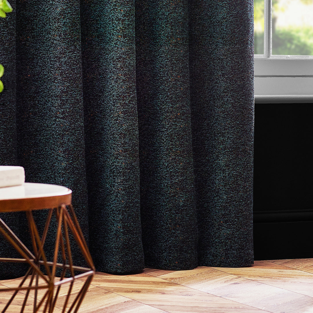 GALAXY 229X137 EYELET CURTAIN EMERALD