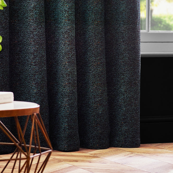 GALAXY 229X137 EYELET CURTAIN EMERALD