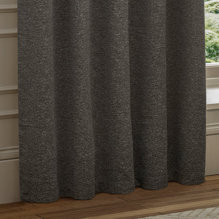 Galaxy 229x229 Eyelet Curtains Charcoal - image 4