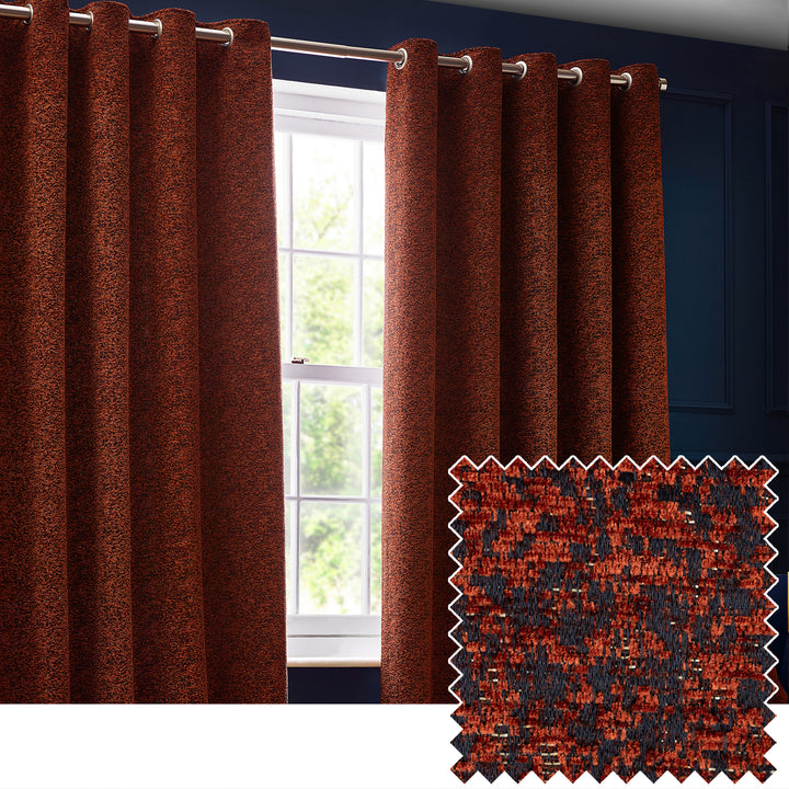Galaxy 229x229 Eyelet Curtain Copper