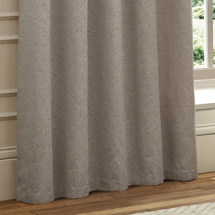 Galaxy 168x183 Eyelet Curtains Silver - image 4