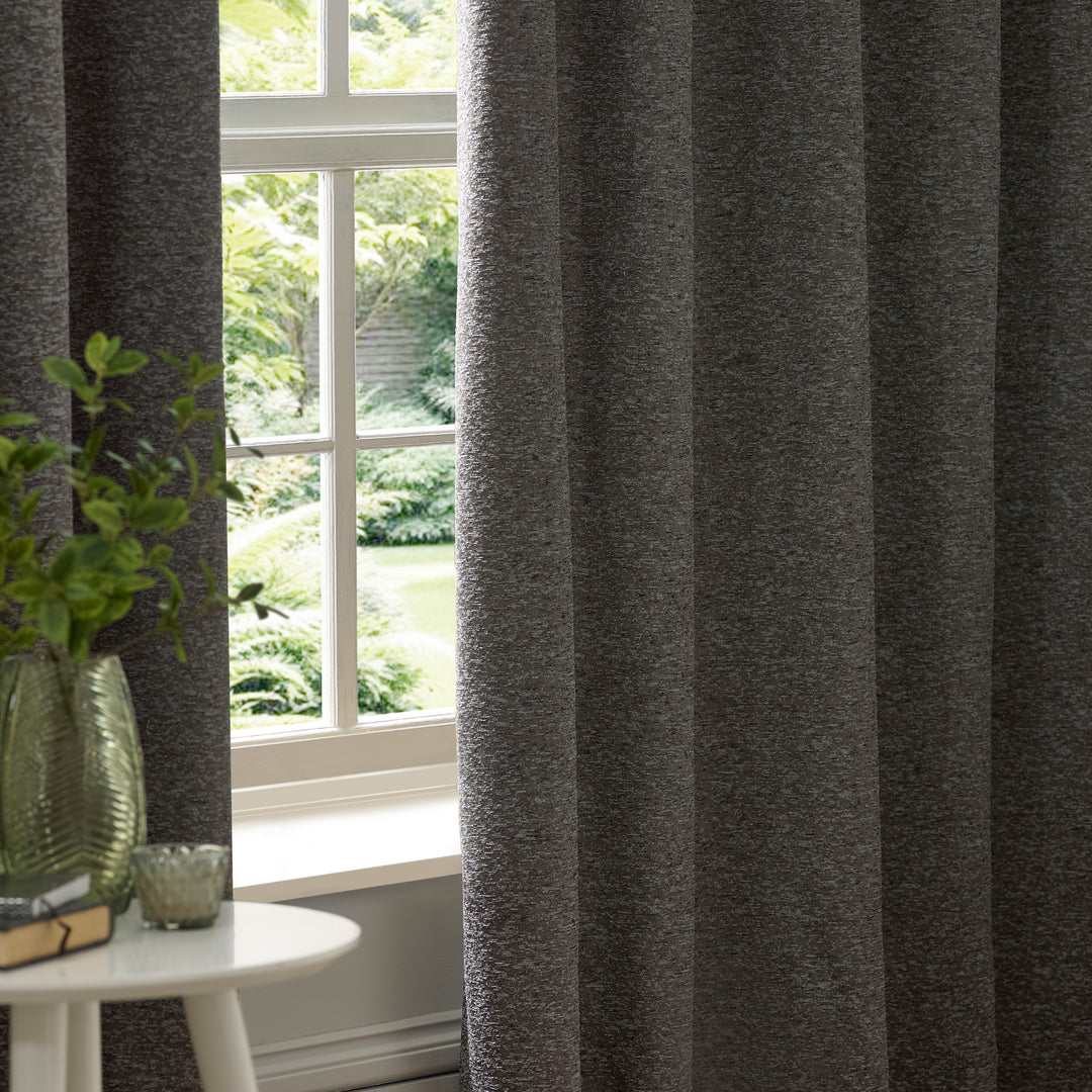 Galaxy 229x183 Eyelet Curtains Charcoal - image 5