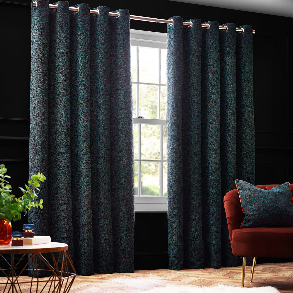 Galaxy 117x137 Eyelet Curtain Emerald - image 2