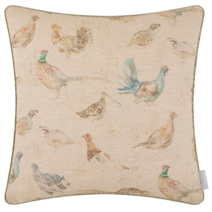 GAME BIRDS 50X50 CUSHION CASE MULTI