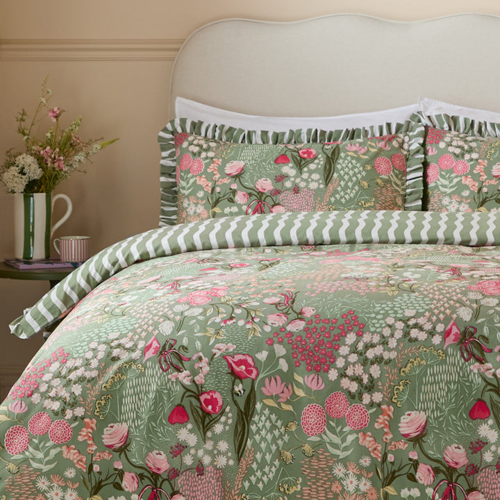 Gardenia Double Duvet Set Pink Forest - image 4