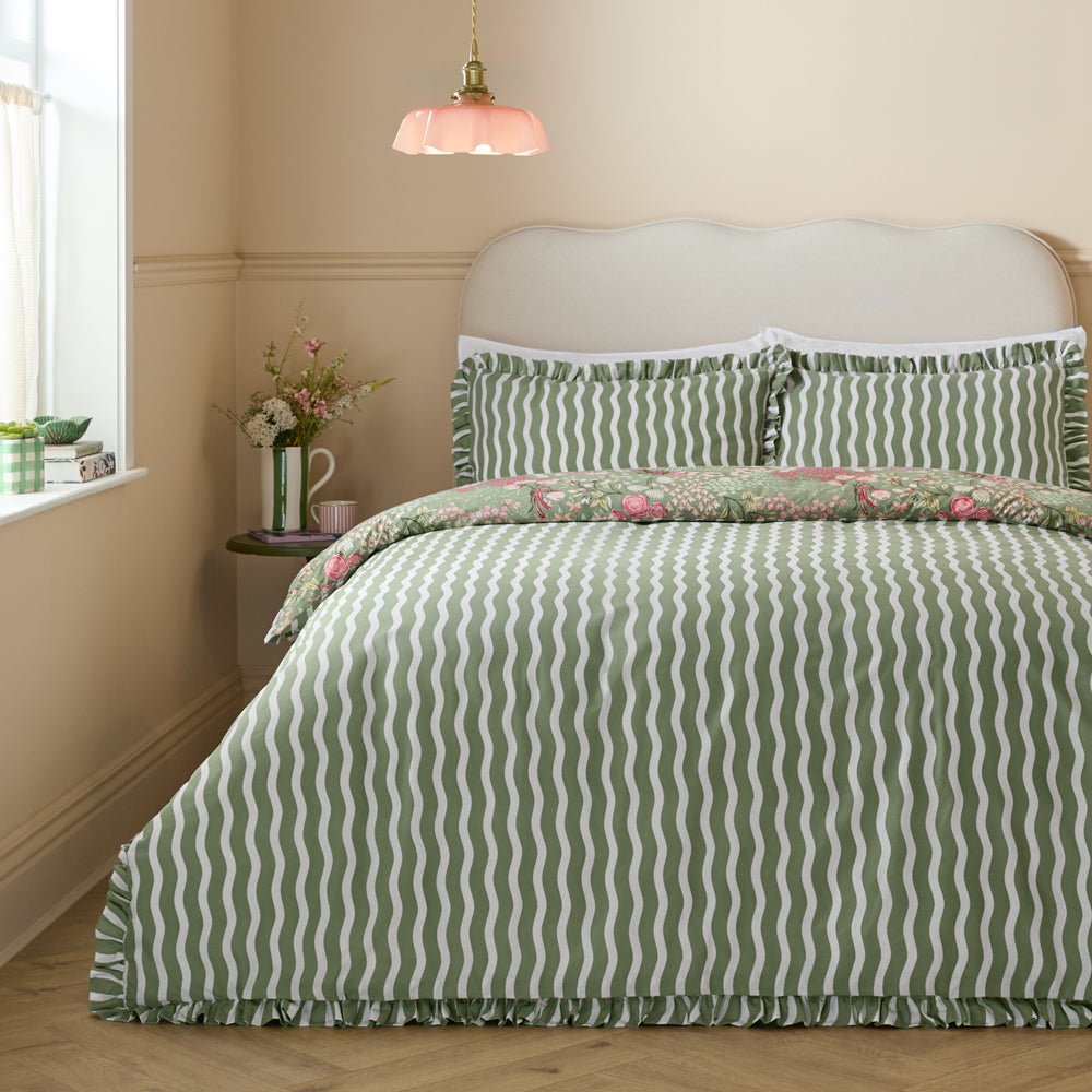Gardenia King Duvet Set Pink Forest - image 2
