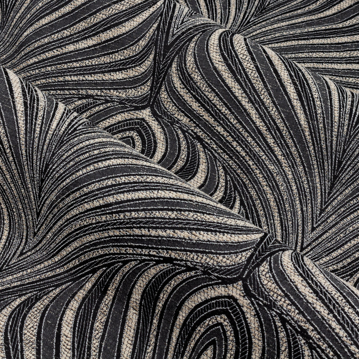 GATSBY 228X137 EYELET CURTAINS BLACK