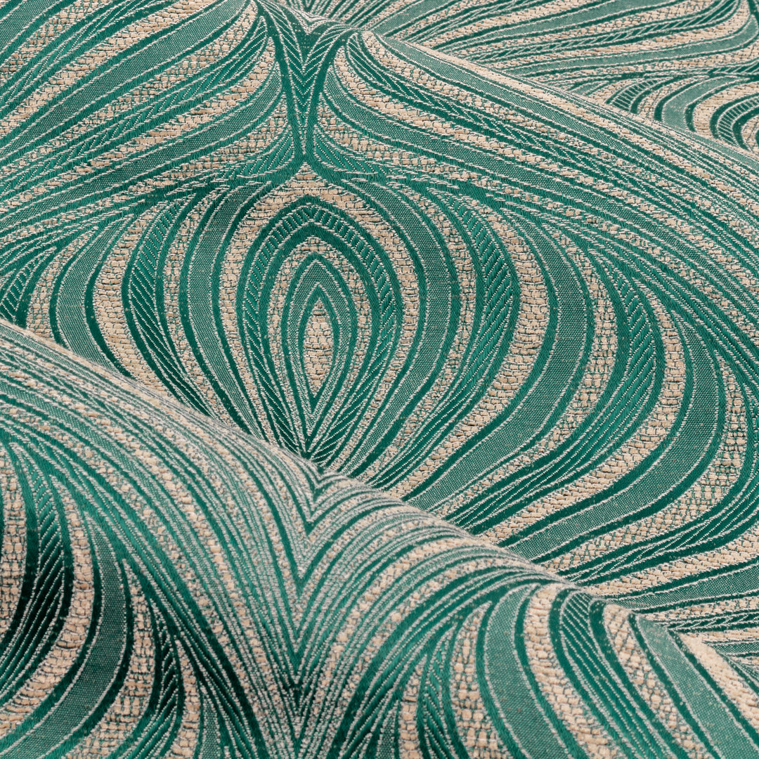 GATSBY 228X137 EYELET CURTAINS EMERALD