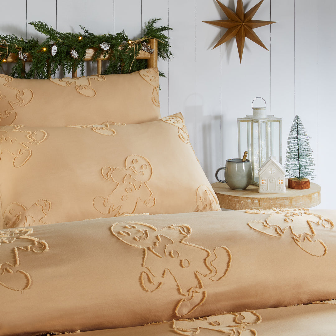 Gingerbread Tufted Double Duvet Sets Ginger - image 2