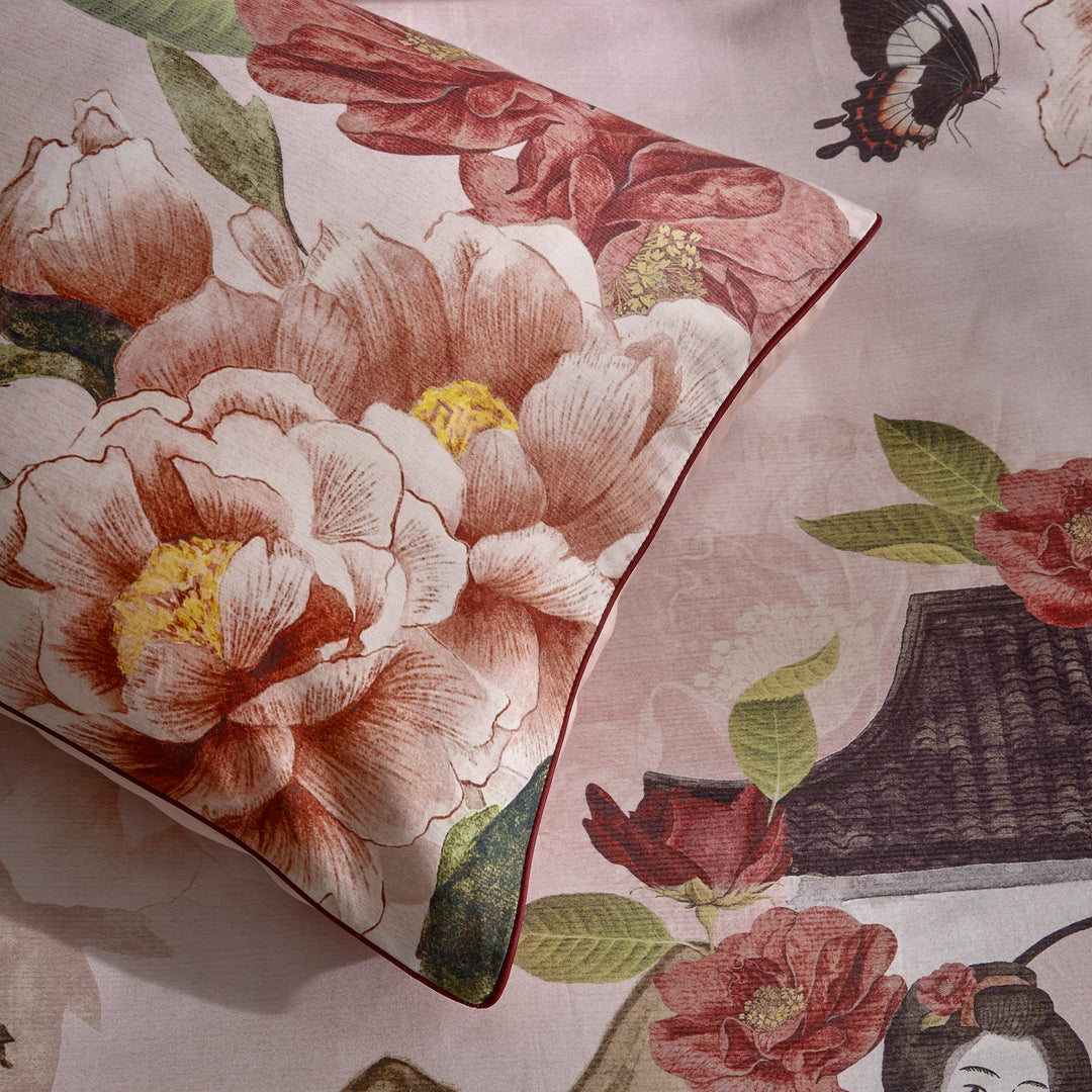 Geisha Super King Duvet Set Blush - image 3