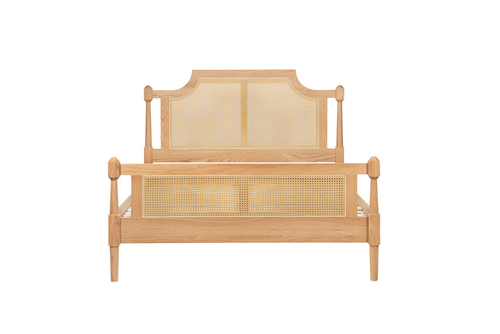 Geneva King Rattan Bed