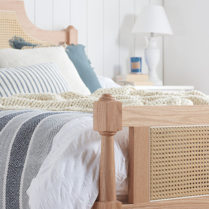 Geneva King Rattan Bed
