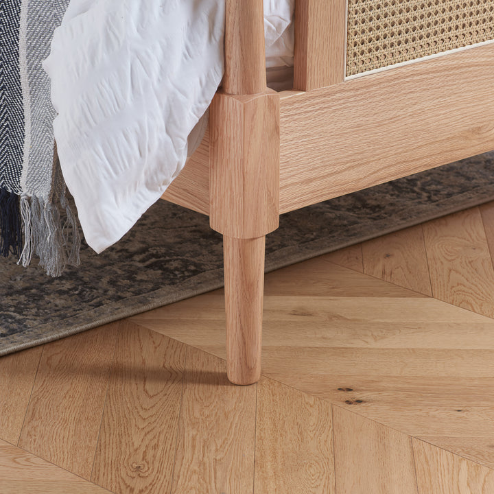 Geneva King Rattan Bed