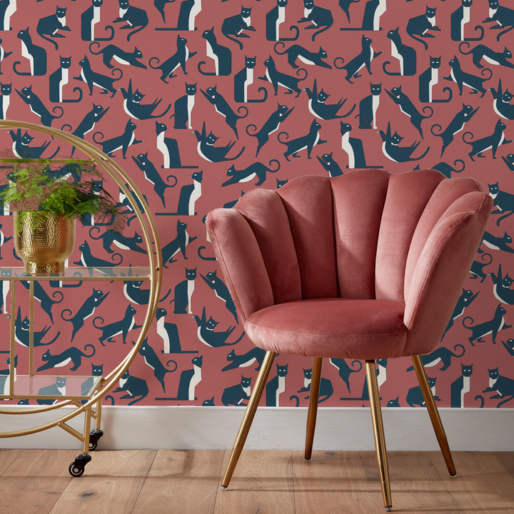 KITTA WALLPAPER PINK