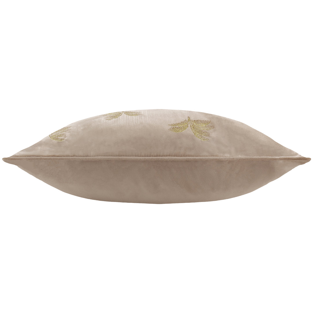 GUILDED PALMS 45X45 CUSHION CASE MINK