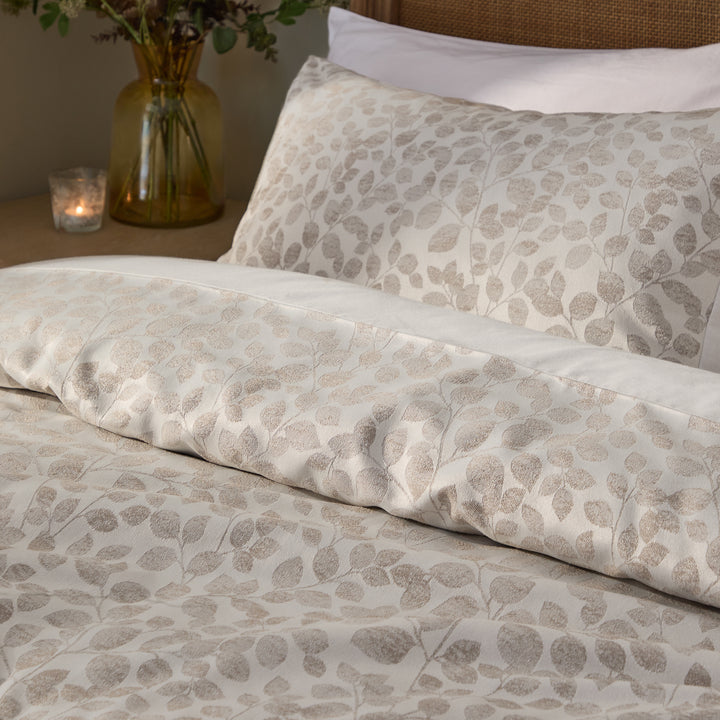 Grace Leaf King Duvet Set Natural - image 2
