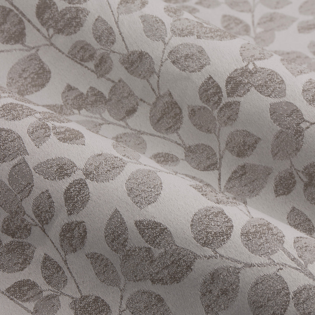 Grace Leaf 168x229 Eyelet Curtains Mist Grey - image 6