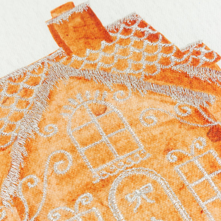 Gretel 45x45 Cushion Case Cloud Dust/Ginger - image 5