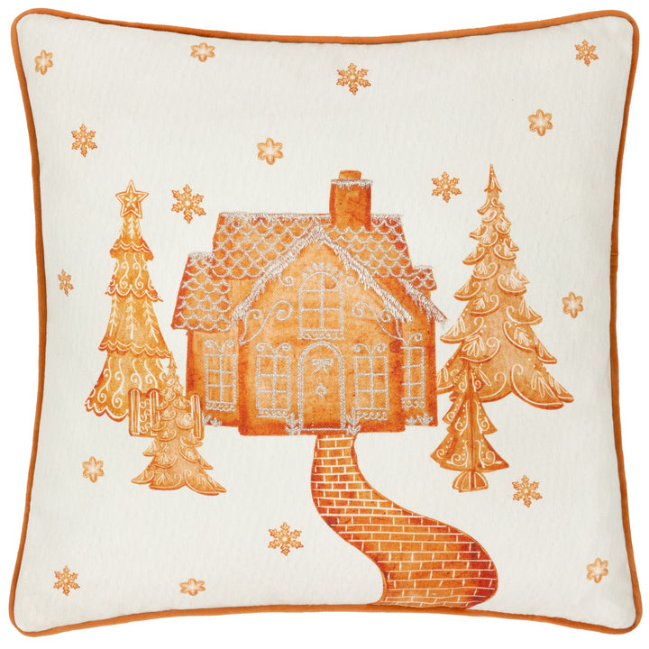 Gretel 45x45 Cushion Case Cloud Dust/Ginger - image 2