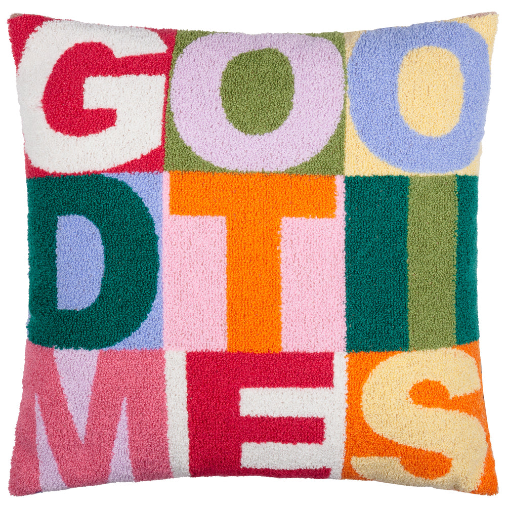 Good Times Tuft 43x43 Cushion Case Multi - image 2