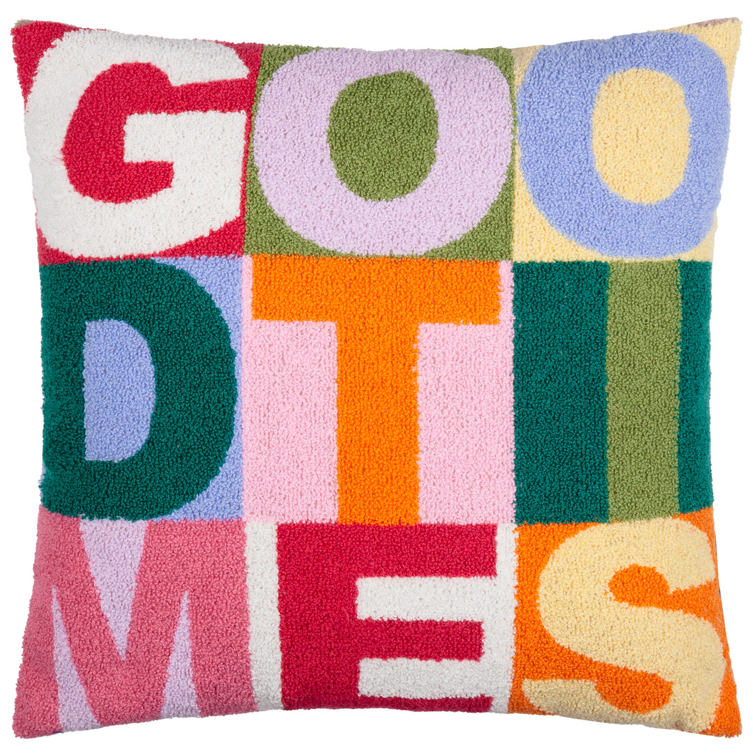 Good Times Tuft 43x43 Cushion Case Multi - image 2