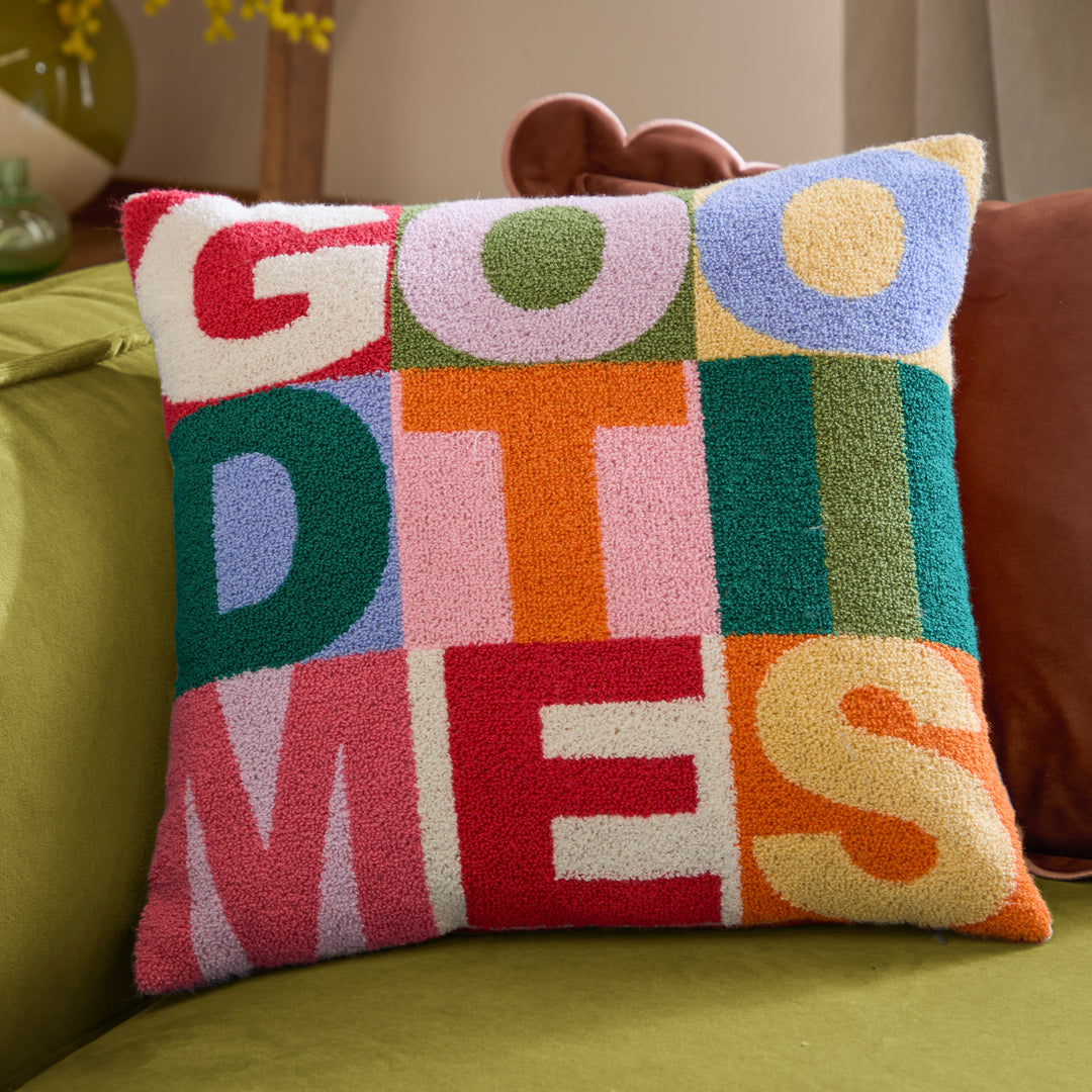 Good Times Tuft 43x43 Cushion Case Multi
